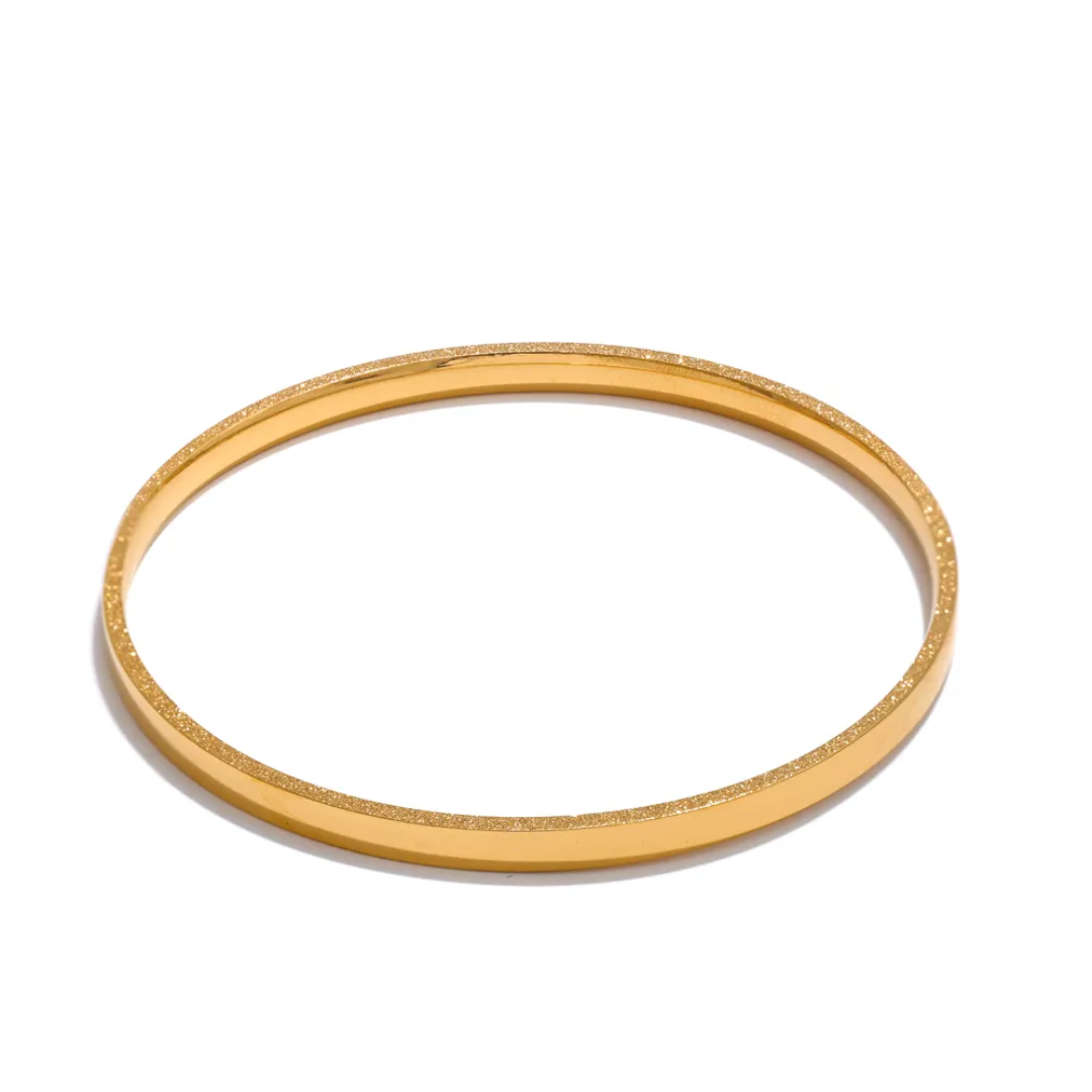 Stardust Edge Gold Bangle